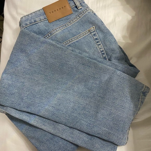 NWT topshop premium mom jeans in bleach wash - Picture 4 of 16